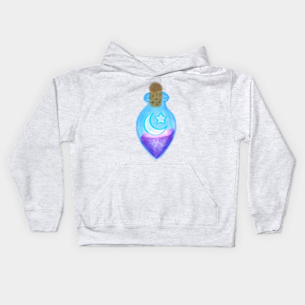 Nighttime Potion Kids Hoodie by gpam